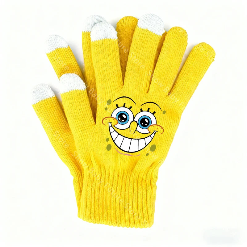 SpongeBob Touchscreen Gloves - SpongeBob Face