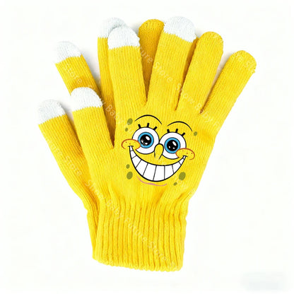 SpongeBob Touchscreen Gloves - SpongeBob Face