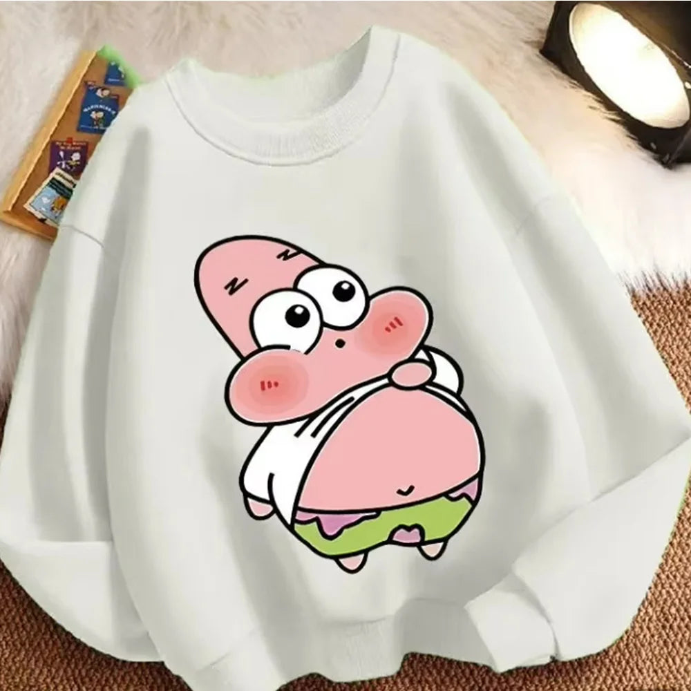 Sudadera Gris de Patricio Estrella - Barriga Redonda
