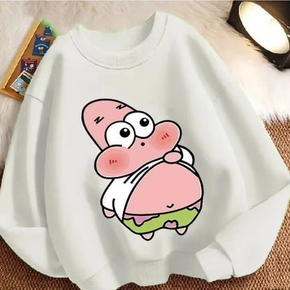 Sudadera Gris de Patricio Estrella - Barriga Redonda
