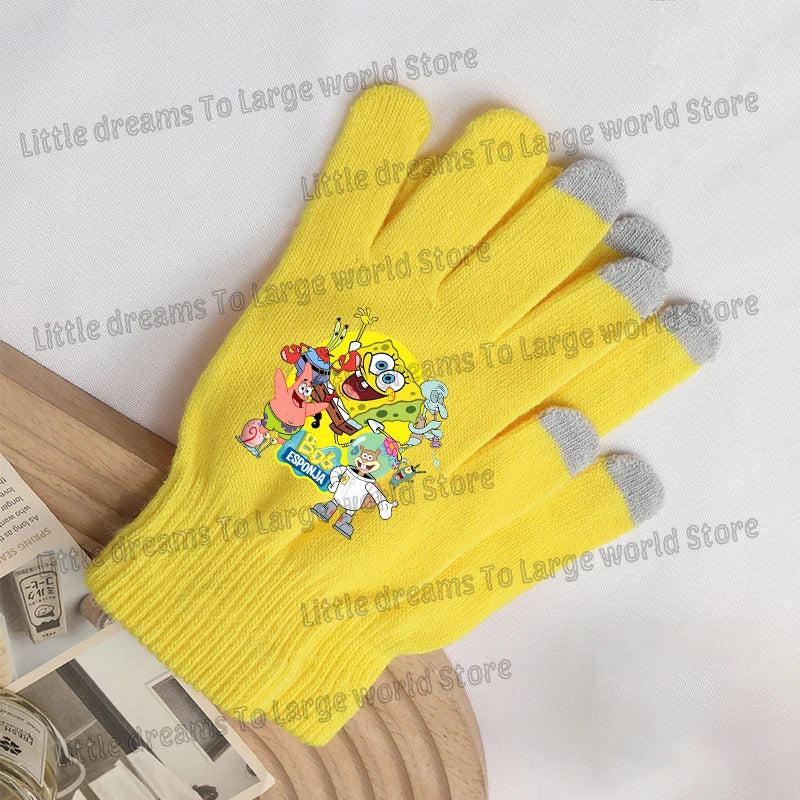 Guantes táctiles Bob Esponja - Bob y Patricio