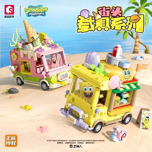 Jeu de blocs Bob l'Éponge : food truck de plage