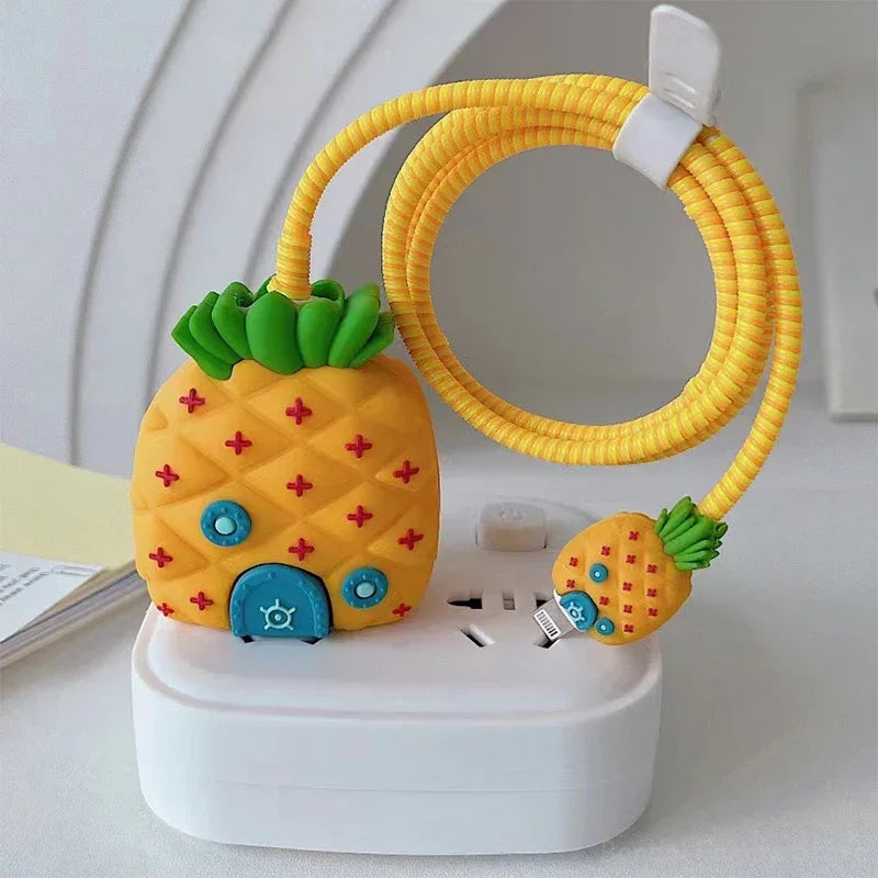Protector de cable de Bob Esponja - Figuras USB