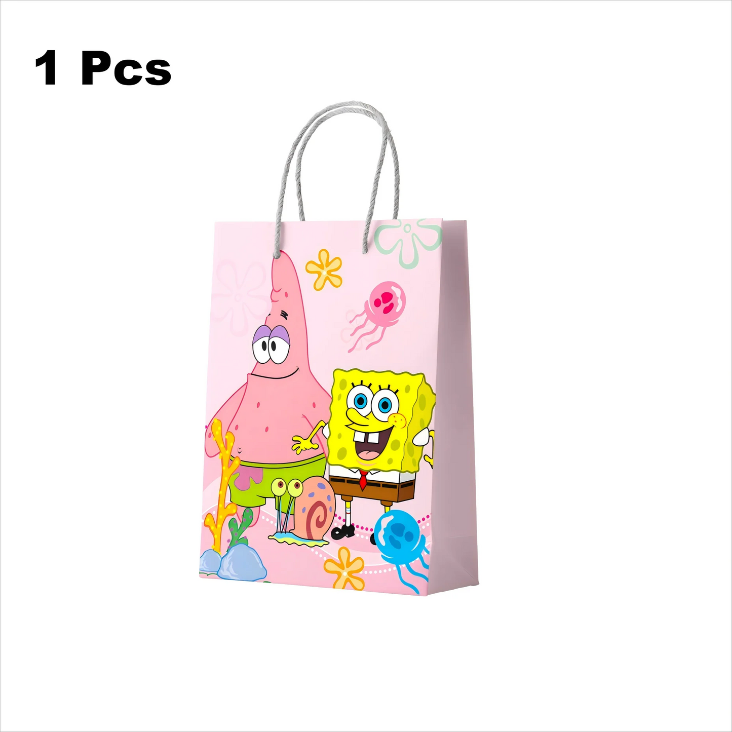 Bolsas de regalo de Bob Esponja - Pack de fiesta