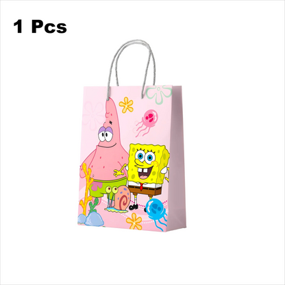 Bolsas de regalo de Bob Esponja - Pack de fiesta