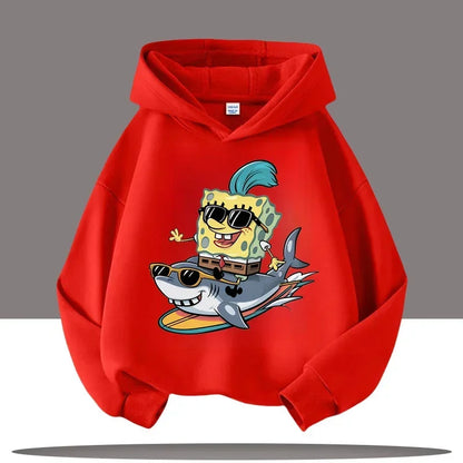 Sudadera gris jaspeada de Bob Esponja - Gary y Bob