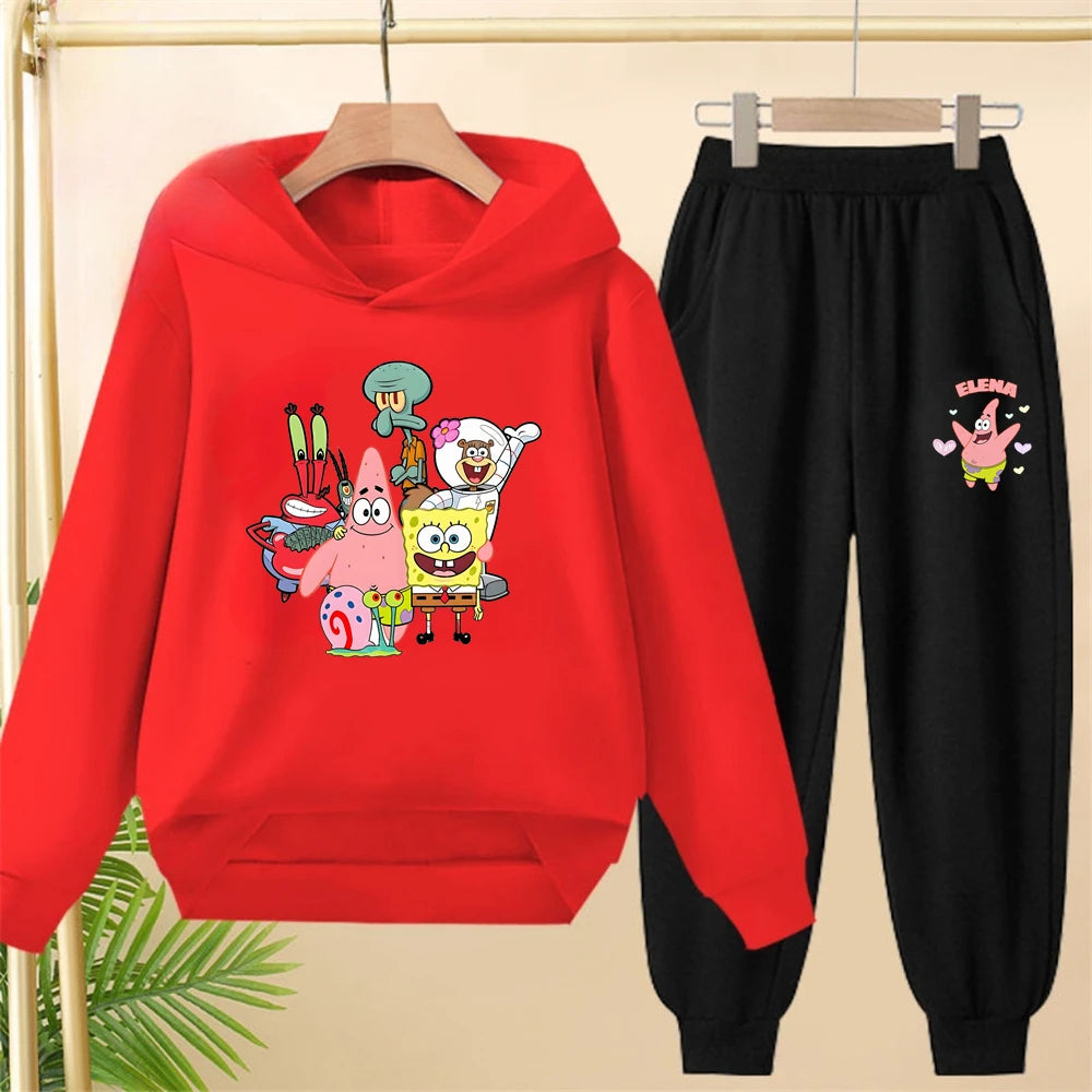 Conjunto amarillo de Bob Esponja - Clásico (Logotipo en el pecho)