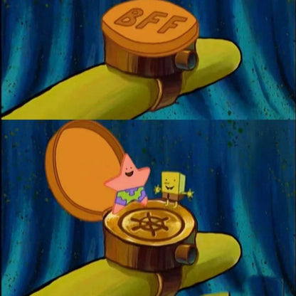 SpongeBob Signet Ring - Secret Compass