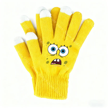 SpongeBob Touchscreen Gloves - SpongeBob Face