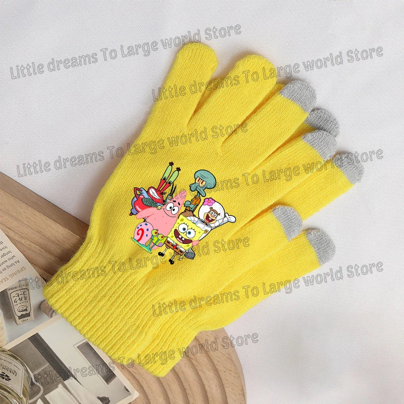 Guantes táctiles Bob Esponja - Bob y Patricio