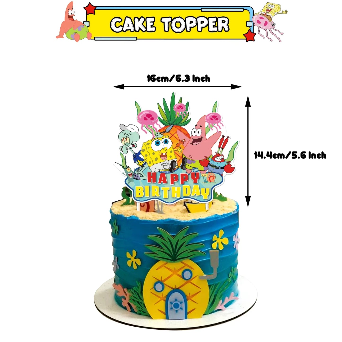 Vajilla Bob Esponja - ¡A celebrar!