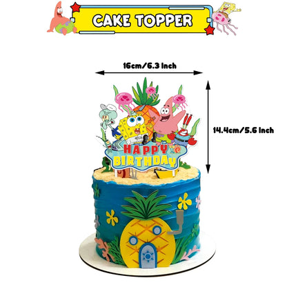 SpongeBob Birthday Banner - Festive