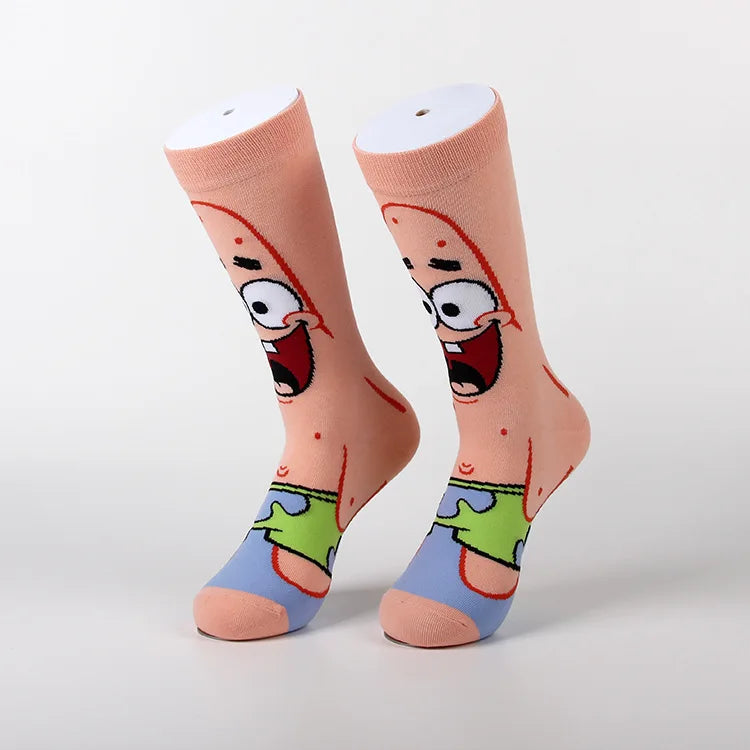 Chaussettes Bob l'Éponge : l'équipage de Bikini Bottom