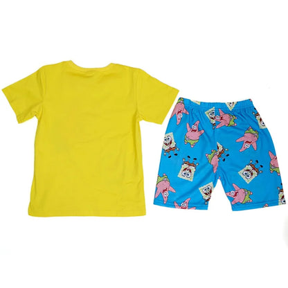 Conjunto Bob Esponja - Camiseta y pantalón corto