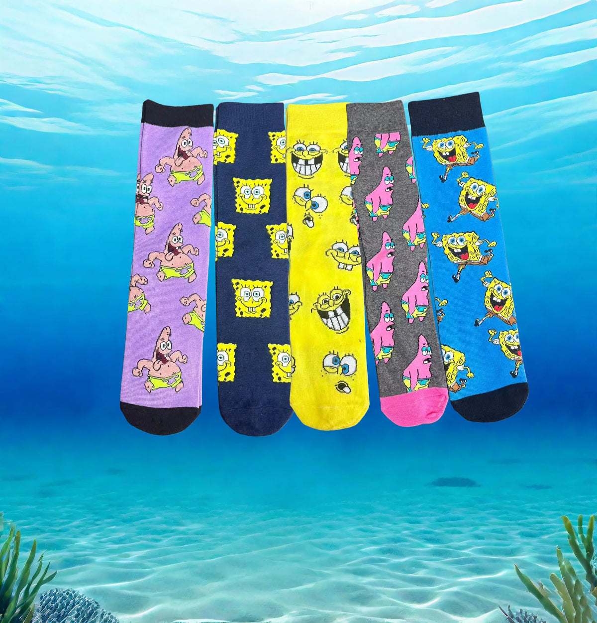 SpongeBob SquarePants Socks - Happy Bubbles