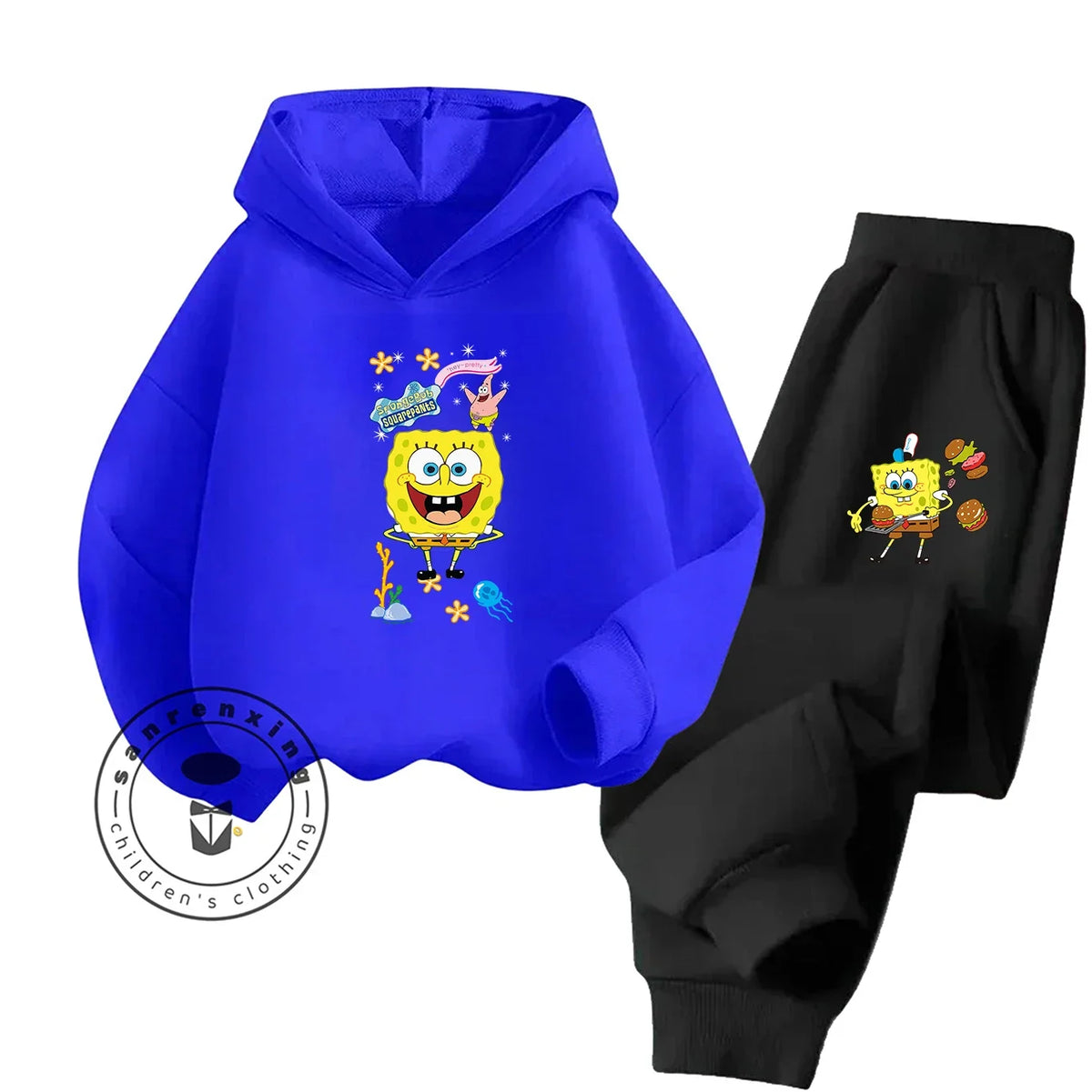 Conjunto deportivo de Bob Esponja - Amarillo y pantalón negro