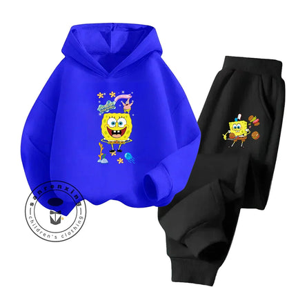 SpongeBob Set - Pink & Black Pants