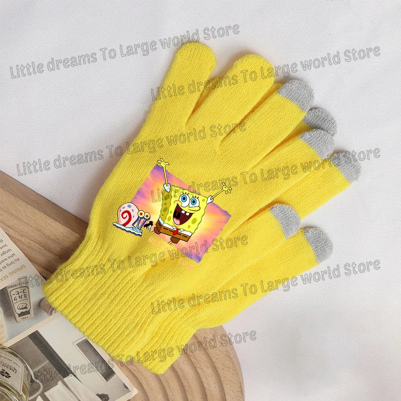 Guantes táctiles Bob Esponja - Bob y Patricio