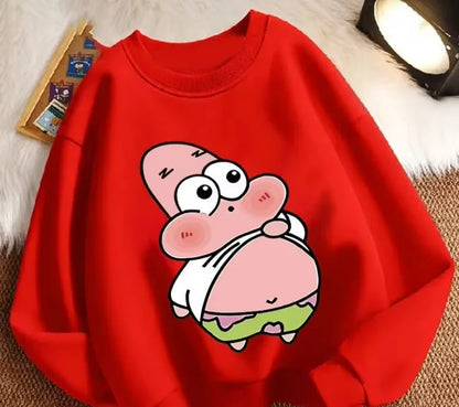 Sudadera Gris de Patricio Estrella - Barriga Redonda