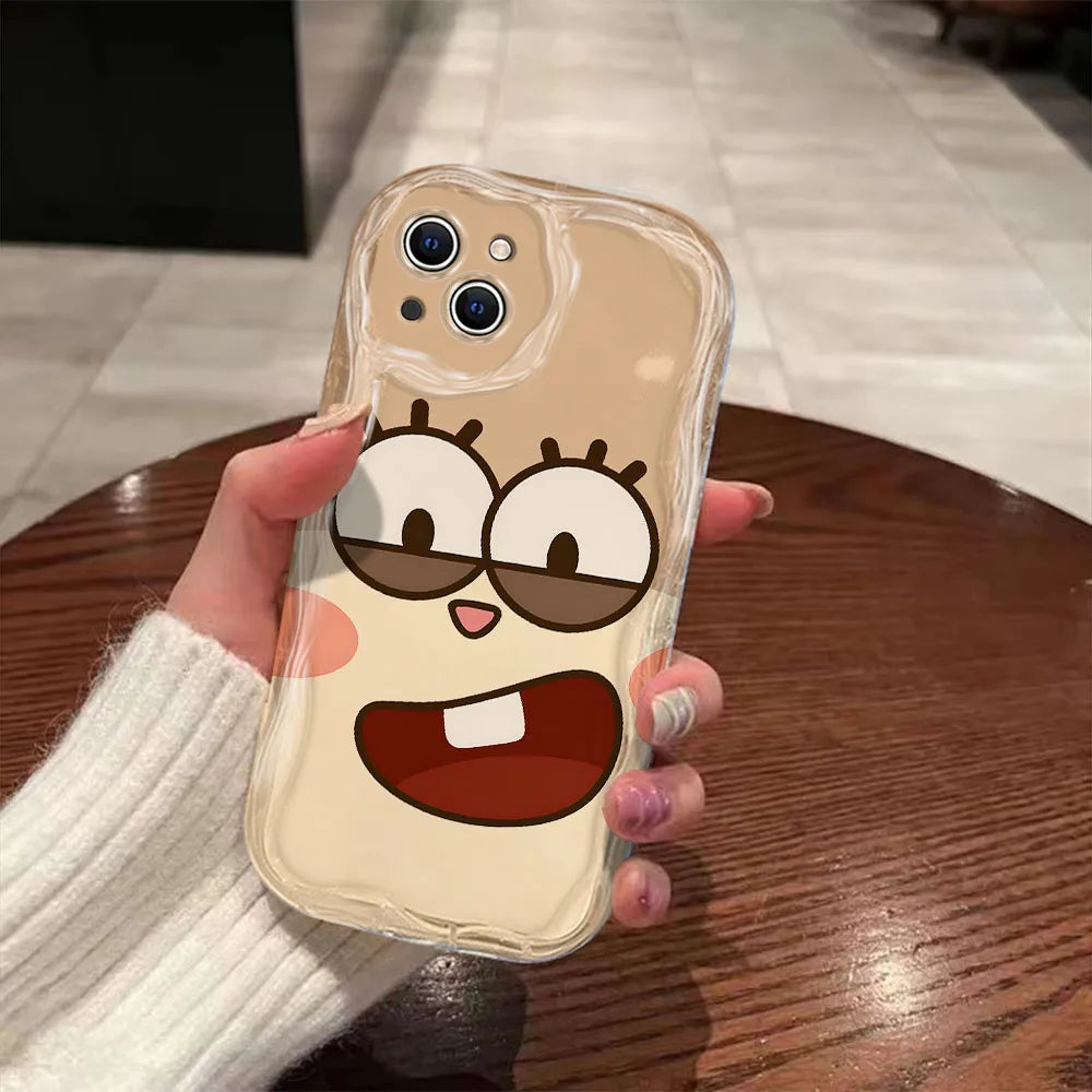 Funda para iPhone de Arenita Mejillas - Primer plano del rostro