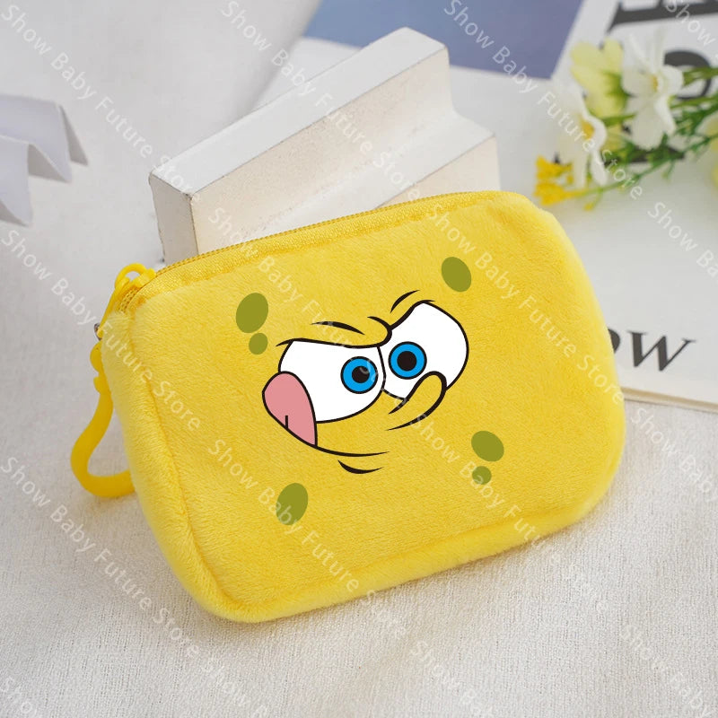 SpongeBob Plush Pouch - Super Soft Face