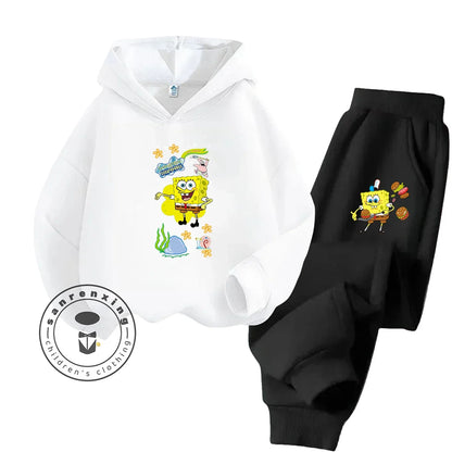 Chándal de Bob Esponja - Rojo y pantalón negro