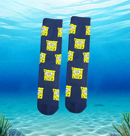 Chaussettes Bob l'Éponge - Duo Navy Blue
