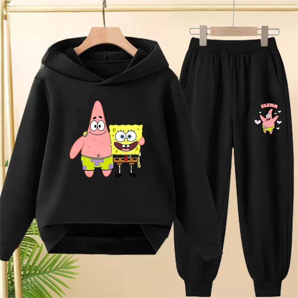 Conjunto gris de Bob Esponja - Diseño depurado (Parte superior e inferior)