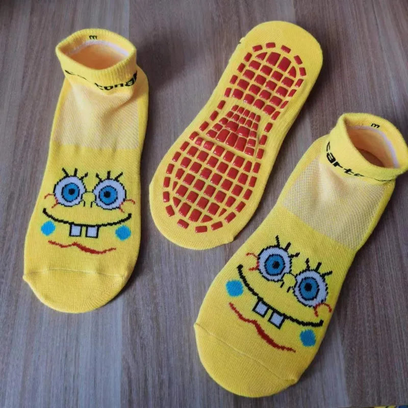 Calcetines Bob Esponja - Estampado de rayas de Bikini