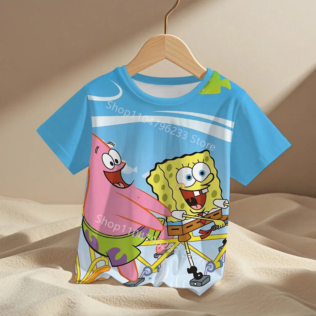 T-shirt Bob l'Éponge - Bulles 3D