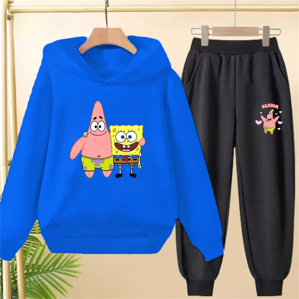 Conjunto gris de Bob Esponja - Diseño depurado (Parte superior e inferior)