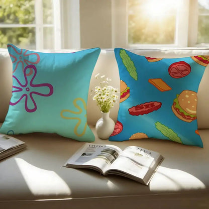 SpongeBob SquarePants Cushion Cover - Mix Design
