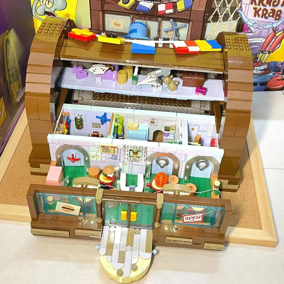 SpongeBob SquarePants Construction Set - The Krusty Krab Building Bricks