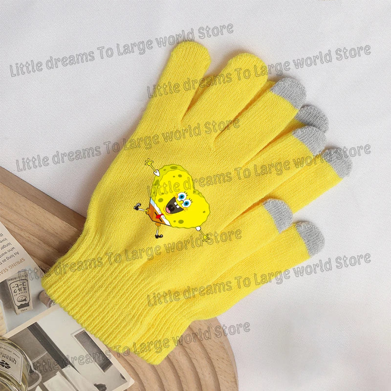 Guantes táctiles Bob Esponja - Bob y Patricio