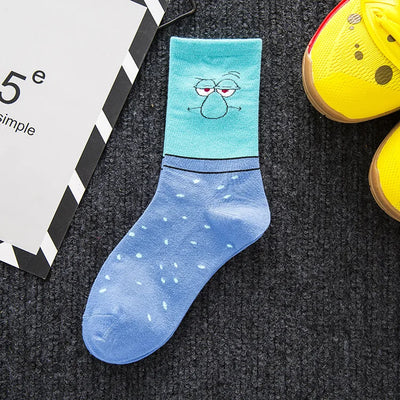 Chaussettes Bob l'Éponge : Carlo Tentacule
