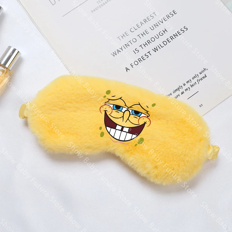 Antifaz para dormir de Bob Esponja - Cara dormida