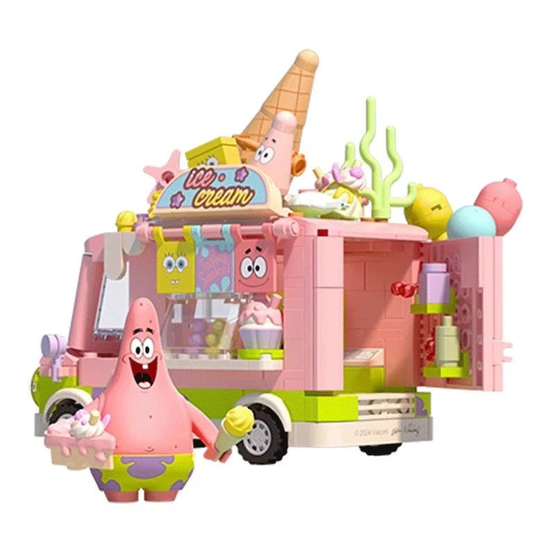 Juego de bloques Bob Esponja - Camión de comida de playa