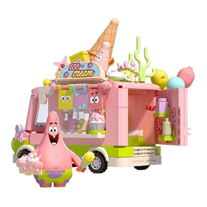 Juego de bloques Bob Esponja - Camión de comida de playa