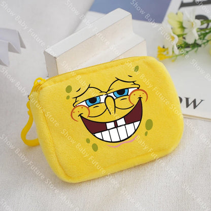 SpongeBob Plush Pouch - Super Soft Face