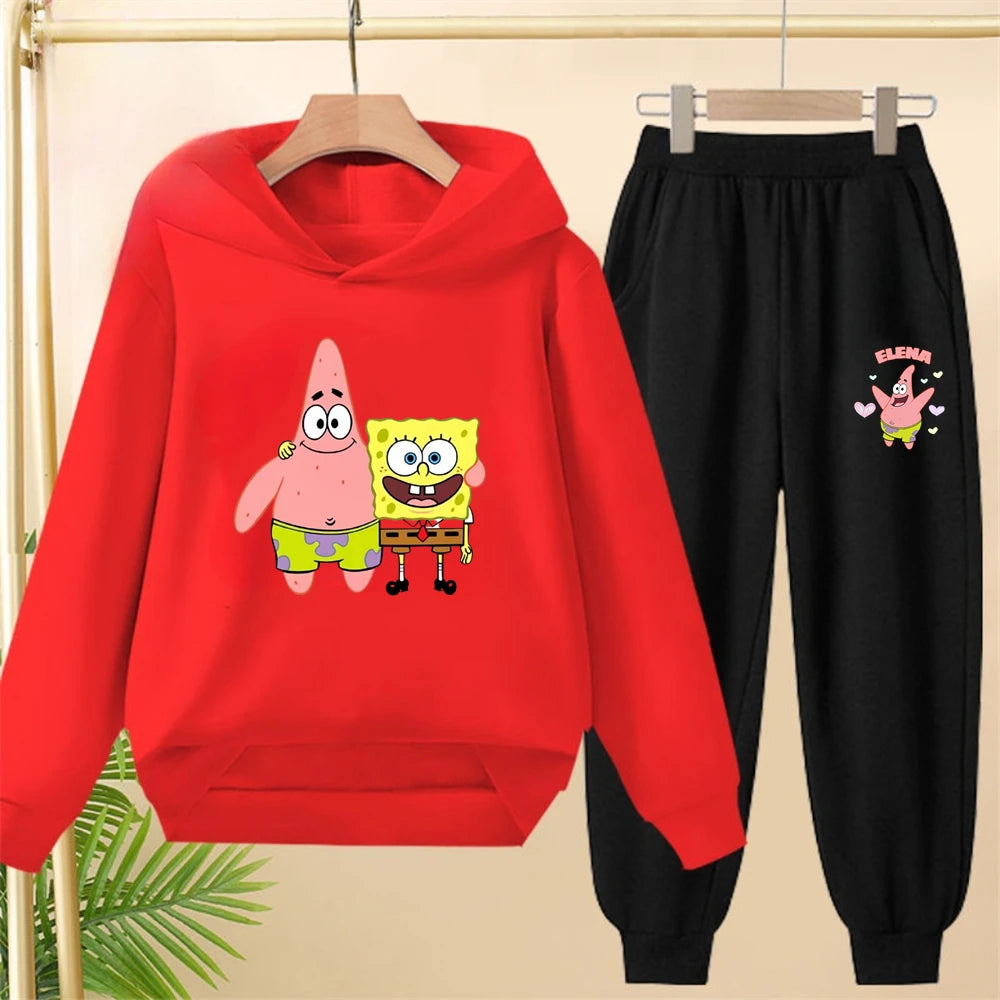 Conjunto amarillo de Bob Esponja - Clásico (Logotipo en el pecho)