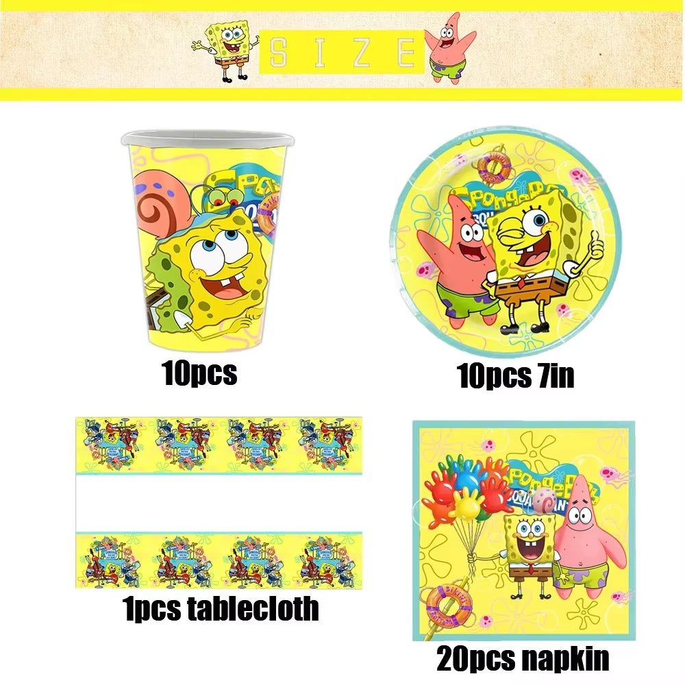 SpongeBob Birthday Banner - Festive