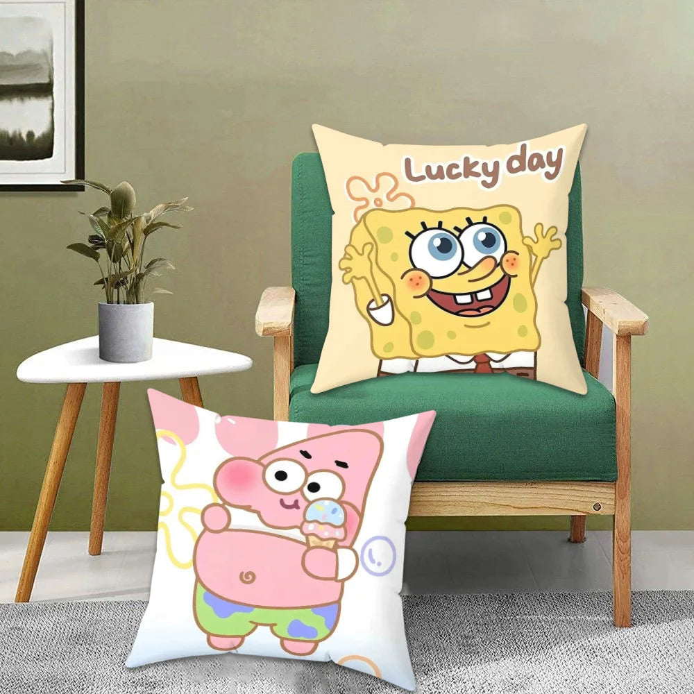 SpongeBob Cushion Cover - Lucky Day