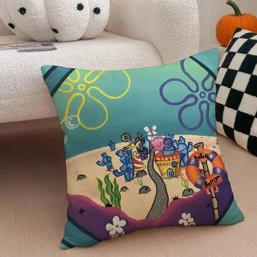 SpongeBob SquarePants Cushion Cover - Mix Design