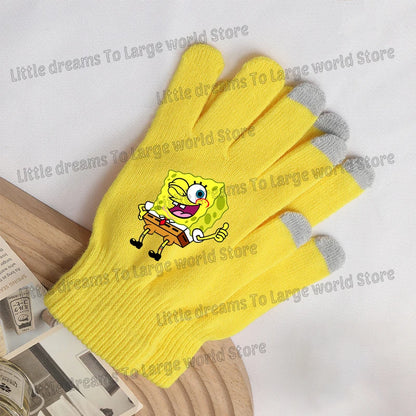 Guantes táctiles Bob Esponja - Bob y Patricio