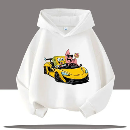Sudadera gris jaspeada de Bob Esponja - Gary y Bob