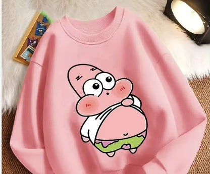 Sudadera Gris de Patricio Estrella - Barriga Redonda