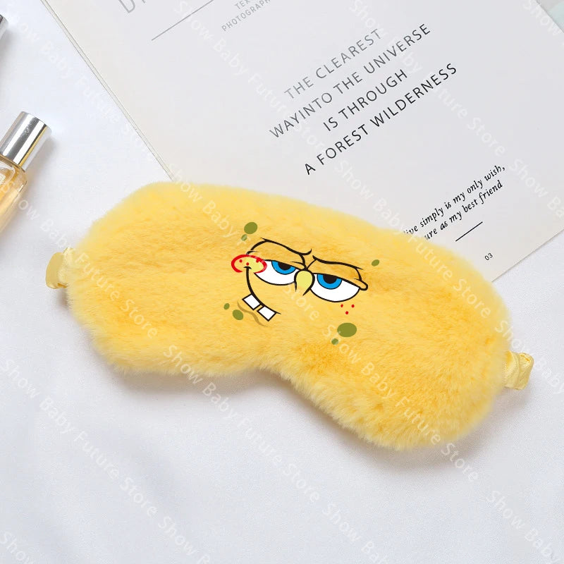 Antifaz para dormir de Bob Esponja - Cara dormida
