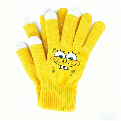 SpongeBob Touchscreen Gloves - SpongeBob Face