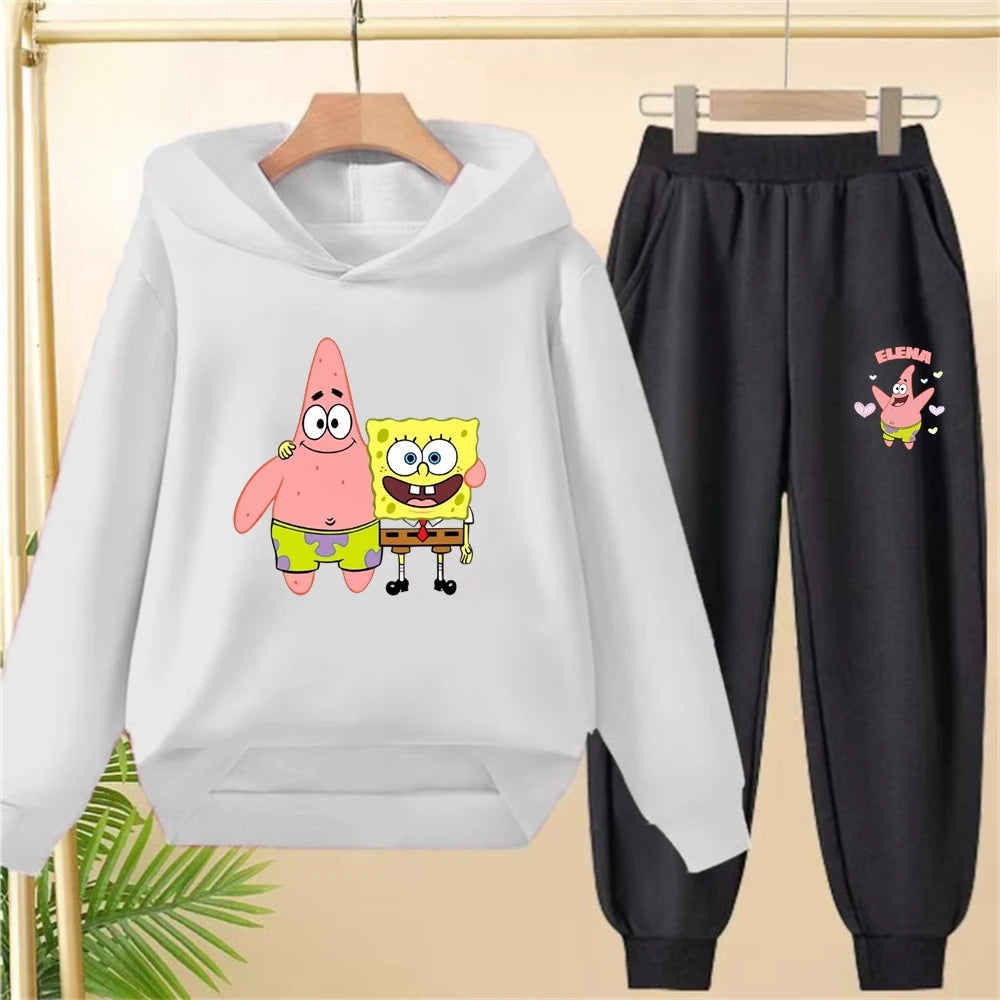 Conjunto amarillo de Bob Esponja - Clásico (Logotipo en el pecho)