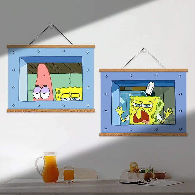 Cuadro de Bob Esponja - Trío de Fondo de Bikini